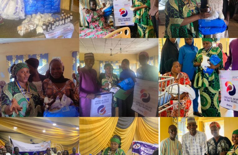 Rotary Club of Ilorin Fate Neighbourhood launches Maternal and Child Health project, gifts kits to pregnant women, nursing mothers
