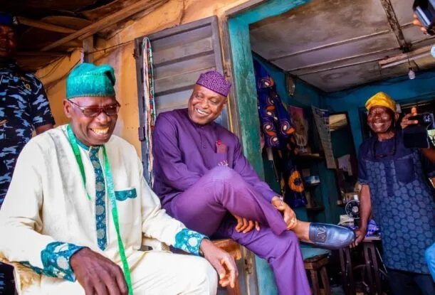 PHOTONEWS: Gov Oyebanji Pays Surprise Visit To Former Tailor