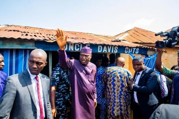 PHOTONEWS: Gov Oyebanji Pays Surprise Visit To Former Tailor