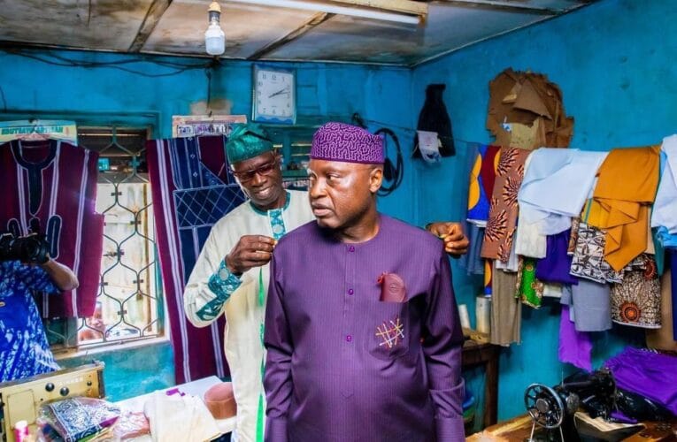 PHOTONEWS: Gov Oyebanji Pays Surprise Visit To Former Tailor