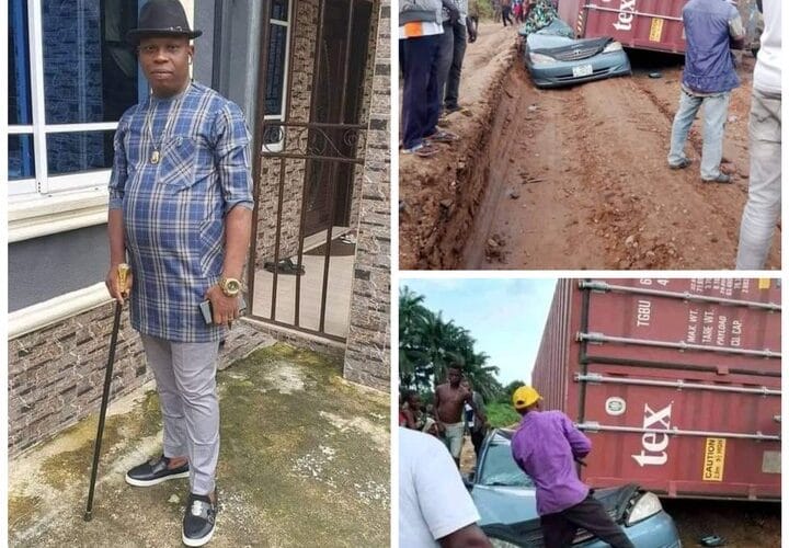 PHOTOS: How container crushes businessman to death on way to airport 