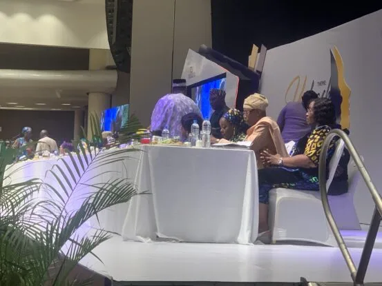 PHOTOS: Makinde, wife in Lagos for National Women’s Conference