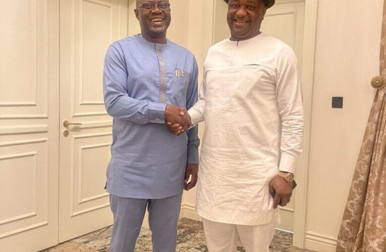 PHOTO: Makinde, Aviation Minister meet in Abuja over Ibadan Airport
