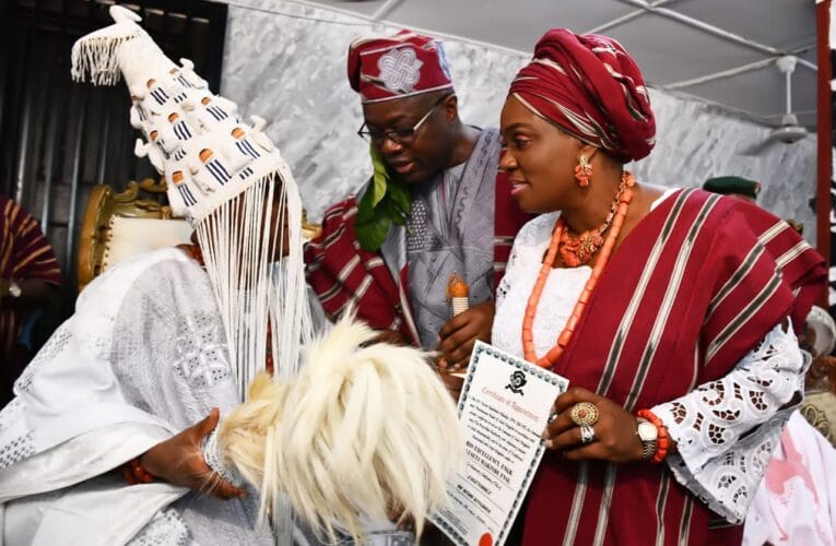 CHIEFTAINCY: Princess Aderonke Adedoja felicitates Makinde, wife on Jagunmolu chieftaincy