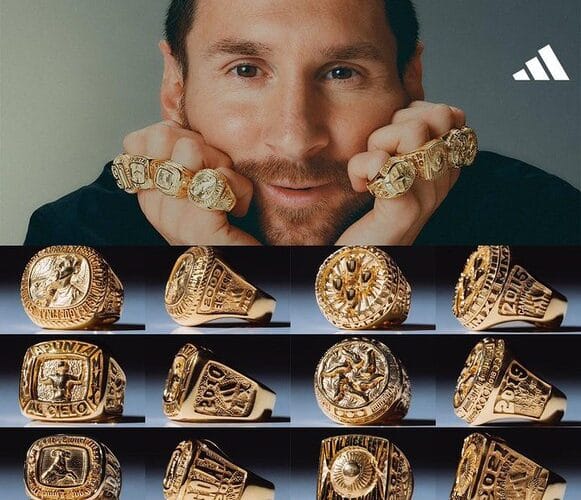 Adidas Gifts Lionel Messi Eight Gold Rings, They All Have Different Meaning 