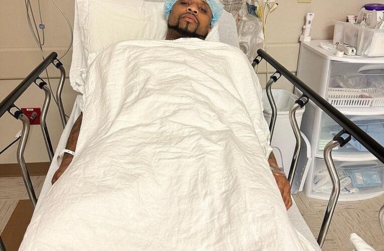 PHOTOS: Adeleke’s Son, B-Red, Undergoes Knee Surgery In US