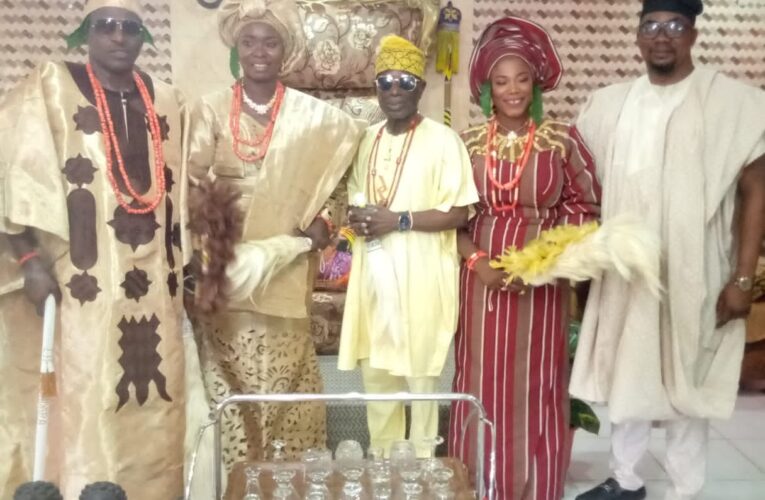 Ibadan Born Engr Oladipo ‘BODMAS’, Wife Bag Bobadara, Yeye Bobadara Chieftaincy Titles In Ondo