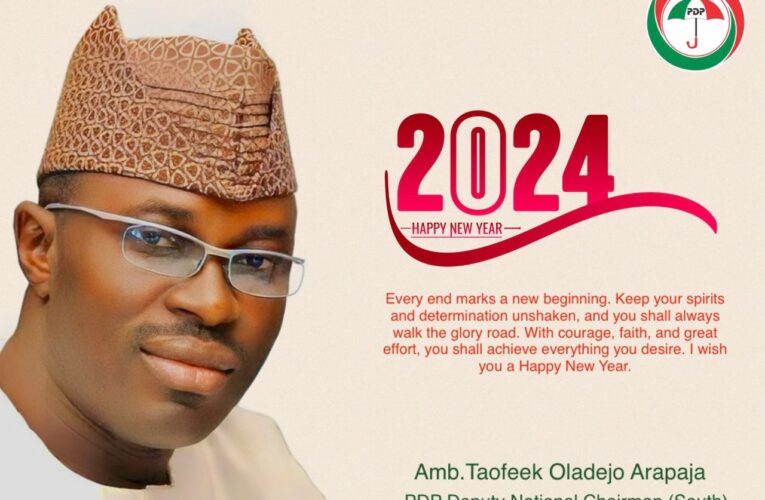 2024: Be Optimistic of a Better New Year, Arapaja Urges Nigerians 