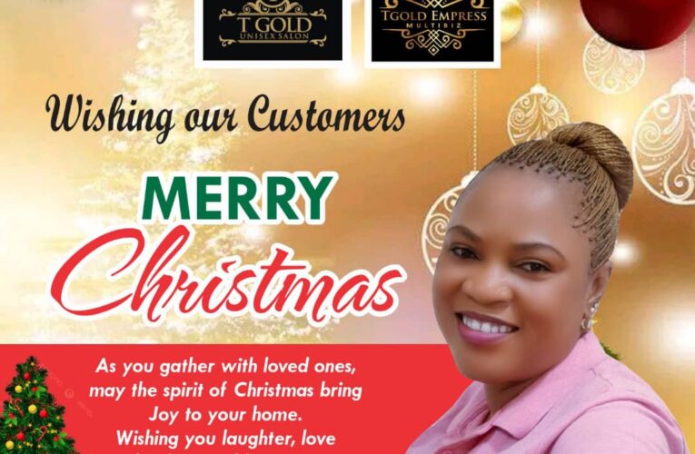 Tgold Empress Multibiz CEO, Adenike Remi-Olarinde wishes Oyo Deputy Gov, Wife, customers blissful Christmas celebration