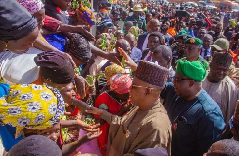 Plateau Massacre: Vice President Kashim Shetima, NSA & Chief Of Defense Staff Visit Jos (PHOTOS)