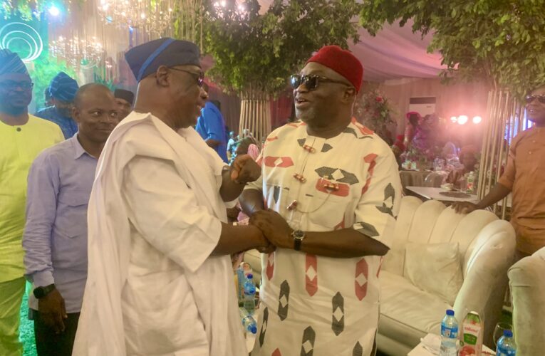 PHOTOS: Makinde, former Govs, others attend Ex Gov Ikpeazu’s son’s wedding in Lagos 