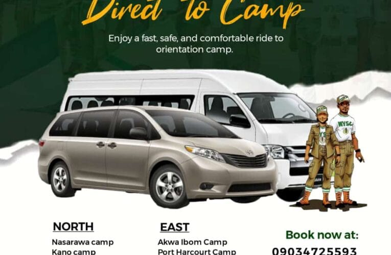 NYSC: Sturdy Eagles Logistics offers discounted transportation for PCMs to their State of deployment for Camping