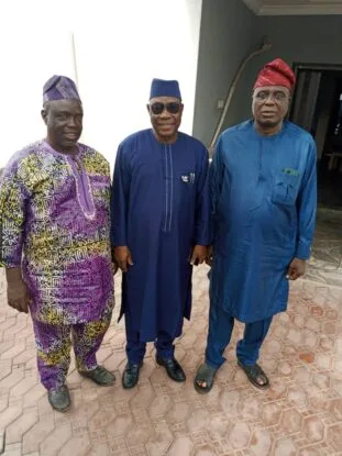 PHOTOS: Irepo PDP chairmanship candidate, TT visits Oyo Deputy Governor