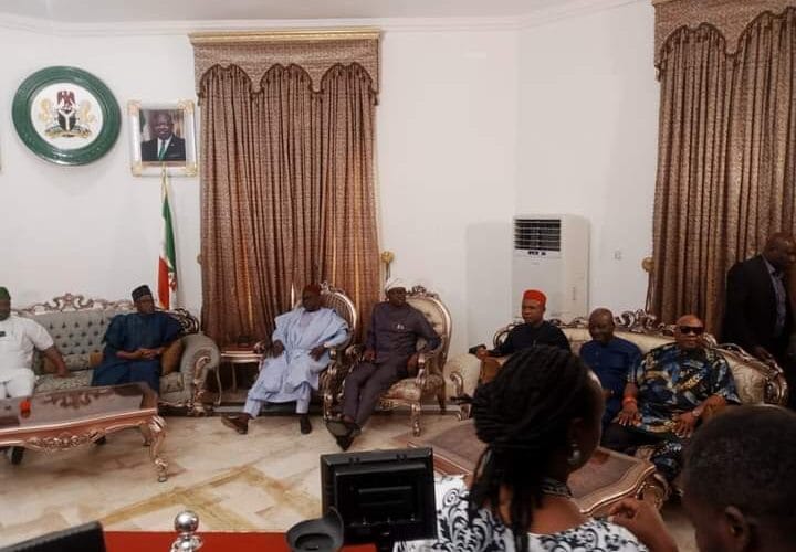 PHOTOS: PDP Governors Advocate State Police, Donate N100m To Assist Plateau Victims