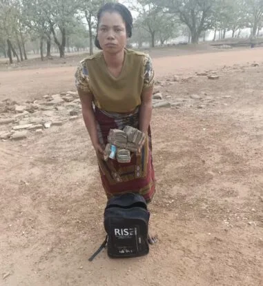 PHOTOS: Female Kidnapper, Janet Igohia Arrested Trying To Pick ₦1.5M Ransom 
