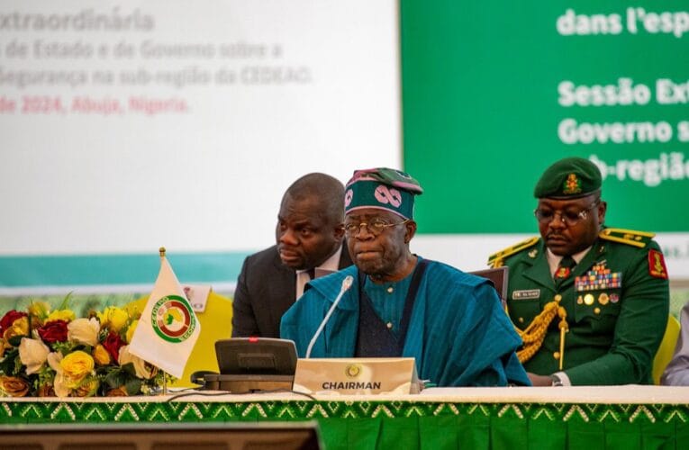 Tinubu calls for suspension of sanctions on Guinea, Mali, Niger, Burkinafaso 