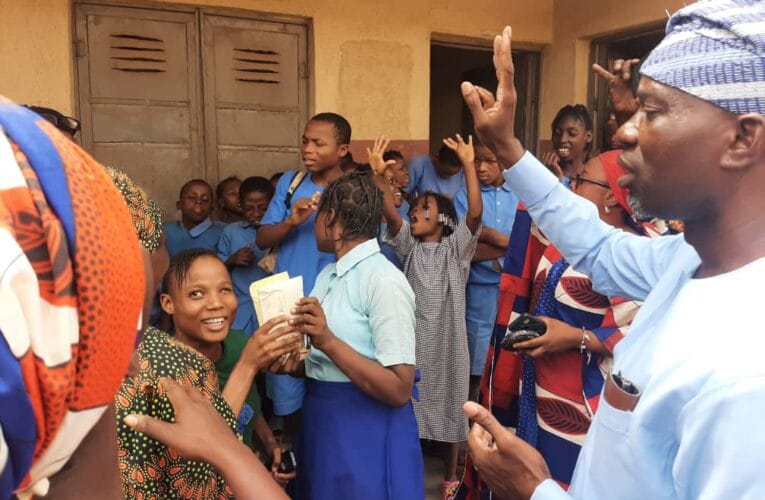 Agboworin Visits Special School In Ibadan, Donates Food Items, Cash, Promises Continuous Support