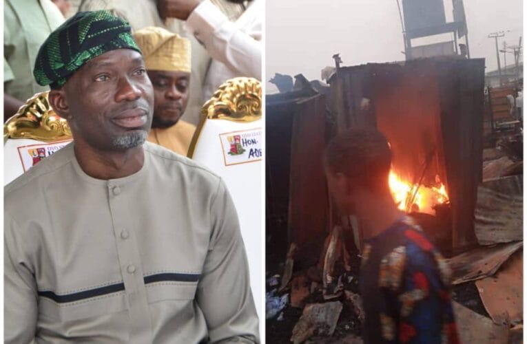 Orita-Aperin Market Fire: Oyo Federal Lawmaker, Agboworin, Symphatizes With Victims