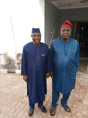 PHOTOS: Irepo PDP chairmanship candidate, TT visits Oyo Deputy Governor