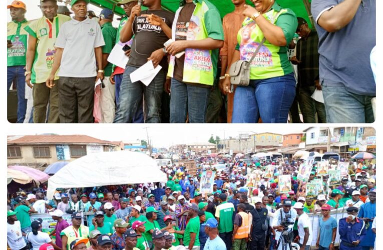 Editor’s Diary: Mammoth Crowd At Olatunji’s Oluyole Campaign Flag Off An Evidential Proof Of Popularity