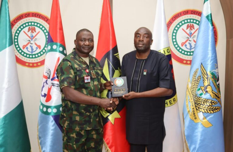 FHA MD Hon Oyetunde Ojo visits the Chief of Defence staff, Gen CG Musa