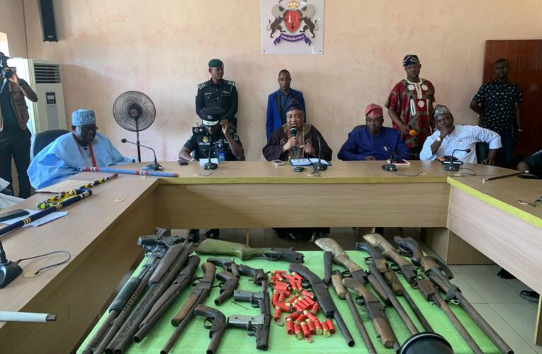 48 Cultists Surrender Firearms, Renounce Membership in Ogun