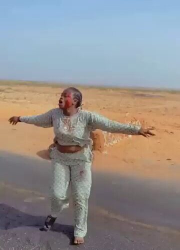 PHOTOS: Poly Student Bleeds After She Was Hit By Highway Policeman 
