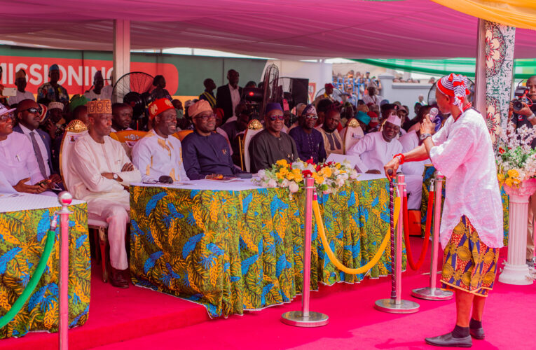 Junction Improvement Projects: Makinde gives free shops to 700 traders