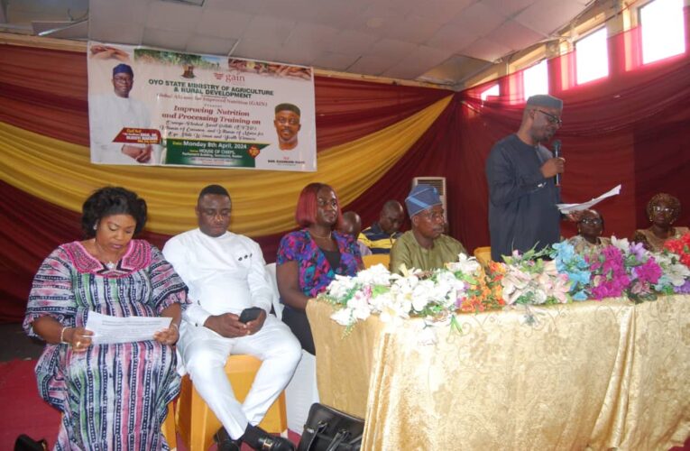 Oyo Govt. Trains 165 Farmers On Improved Techniques of Cultivation