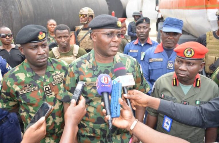 PHOTOS: Navy Uncovers 400,000 Capacity Diesel Bunker In Lekki Private Residence