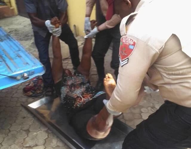 One dead, two injured as truck crashes pedestrians
