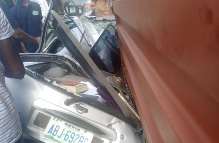 Container Crushes Woman To Death, Driver Flees