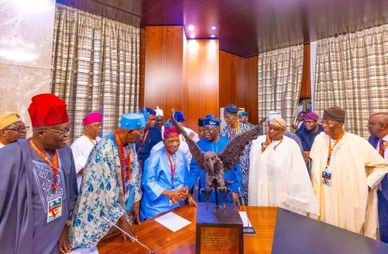 PHOTOS: Tinubu receives Afenifere leader, says his administration resolute in achieving economic security 