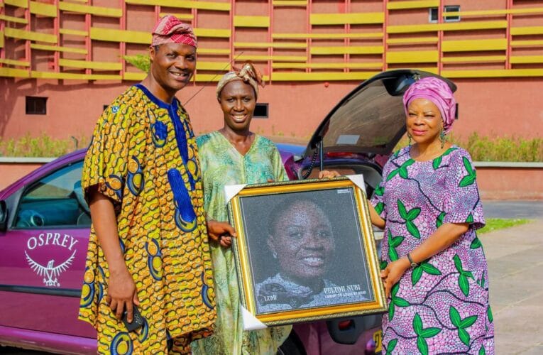 Lagos Receives Pelumi Nubi’s Car At The J Randle Centre