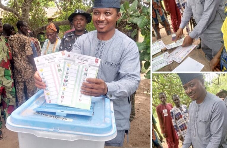 LG Poll: Oyo Reps member, SMATO casts vote, commends Gov. Makinde’s Democratic setting