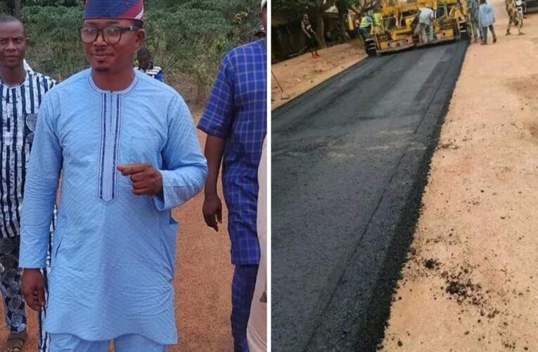 Residents laud SMATO as asphalt laying begins in Oko to Arolu in Surulere LG