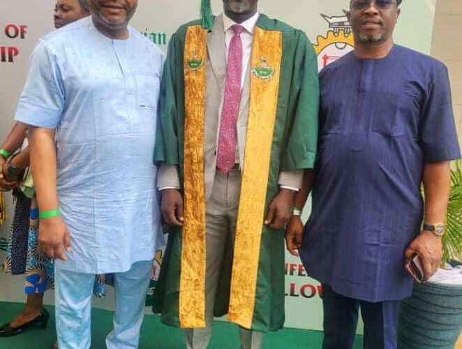 Ogun Commissioner for Forestry, Engr. Oludotun, Conferred Fellow of Nigerian Society of Engineers In Abuja