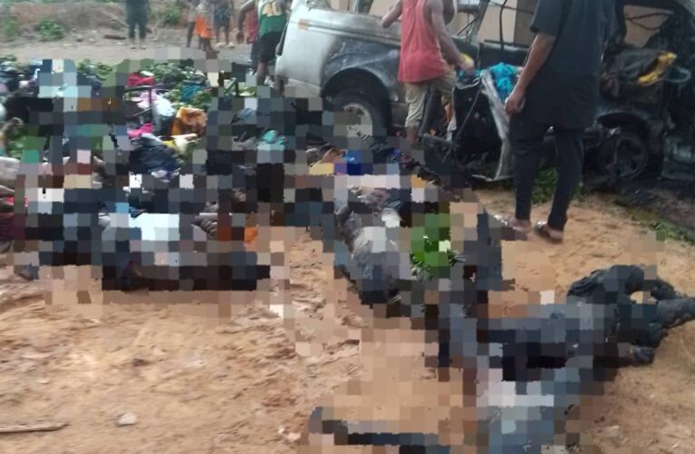 PHOTOS: 16 Travellers Burnt To Death, Two Injured In Fatal Accident