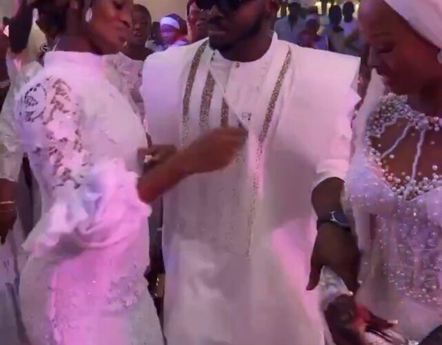 VIDEO: Drama As Woman Blocks Groom From Dancing With Bride