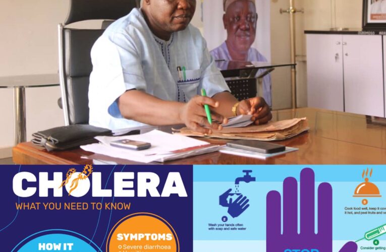 Cholera Outbreak: Ogunlade tasks companies, hostels, factories on daily sanitation in Ogbomoso North LG