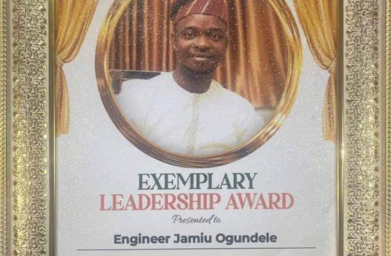 Jamsalod Nigeria Limited Director, Engr. Jamiu Ogundele Honoured With Exemplary Leadership Awards