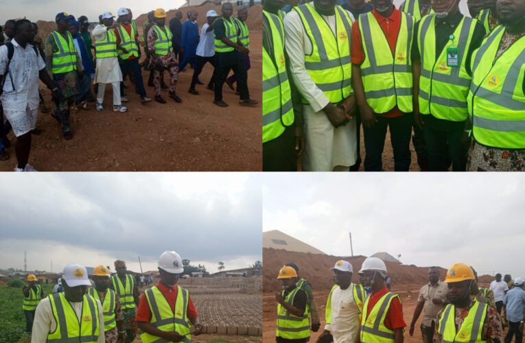 Ona Ara LG Chair, Dr Temitope GLORIOUS Inspects Ongoing Reconstruction of Omituntun Ultramodern Market