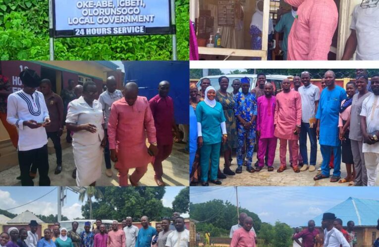 PHOTOS: Olorunsogo LG Chairman, Olayanju inspects abandoned facilities