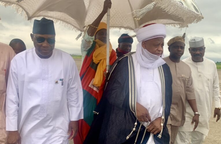PHOTOS: Oyo Deputy Gov receives Sultan of Sokoto, Muhammadu Sa’ad for Olubadan coronation