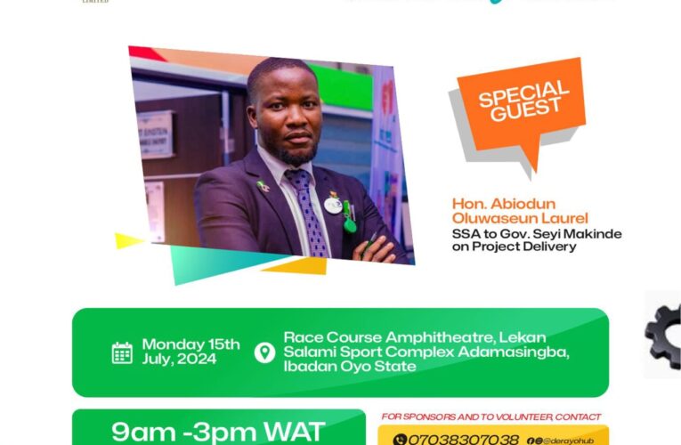 World Youths Skills Day: Makinde’s aide, Abiodun Laurel urges Oyo youths to join six months free training on different skills organized by De’rayo Vocation Limited