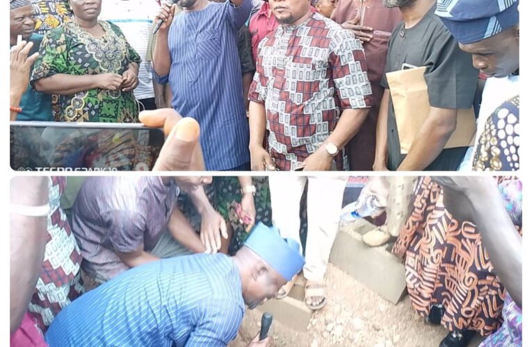 Oluyole LG Chairman Lays Foundation For Construction Of New Amotekun Base At Ayegun-Olunde