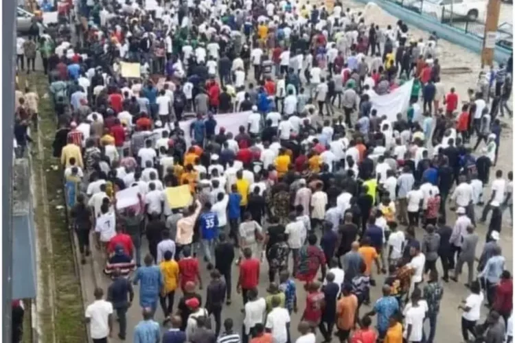 Pandemonium In Borno As Immigration Officer Shoots Himself During Protest