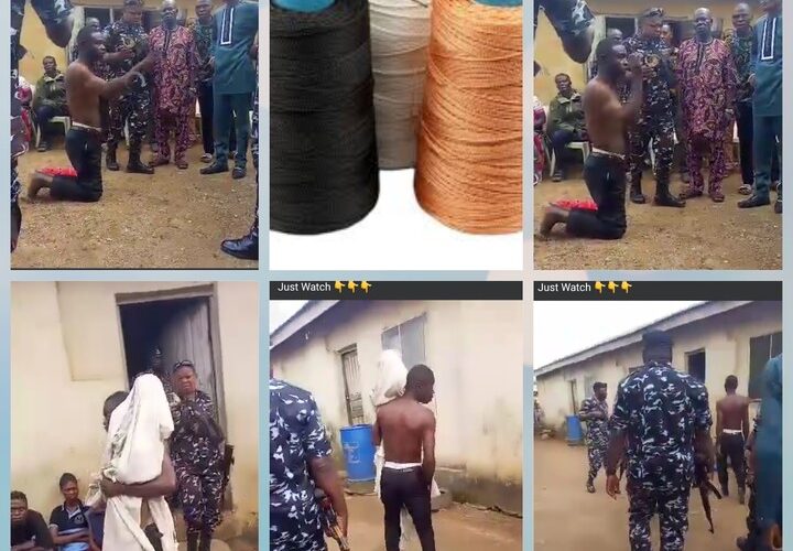 PHOTOS: Man Kills His 8-Year-Old Son For Misplacing Sewing Thread In Epe, Lagos 