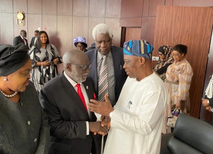 Oyo Acting Gov attends Supreme Court valedictory session as CJN Ariwoola retires