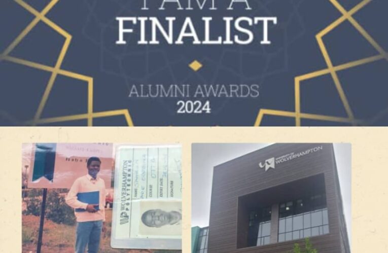 Odedina Emerges Finalist for the Alumni Honour Award for Lifetime Achievement at the University of Wolverhampton, U.K 